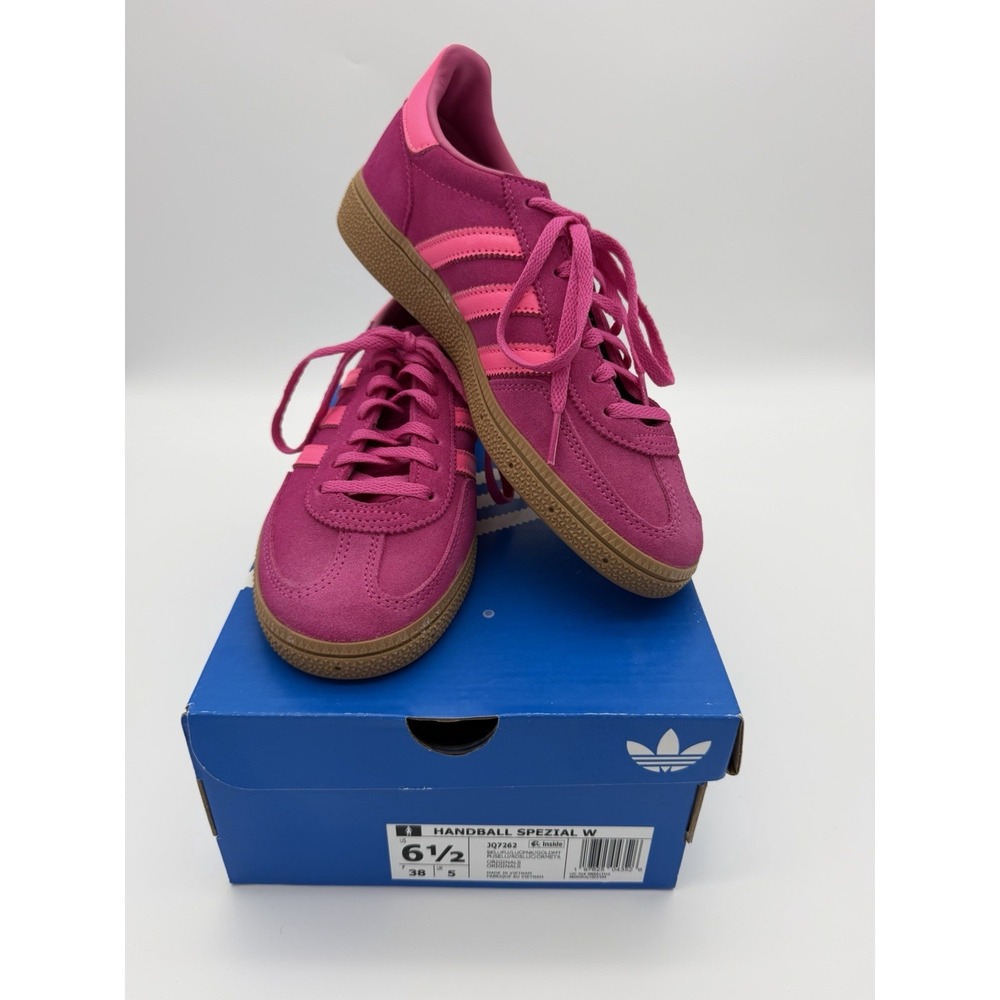 Adidas Handball Spezial Blokecorr Semi Lucid Fuchsia W-JQ7262 Size 6.5  NIB